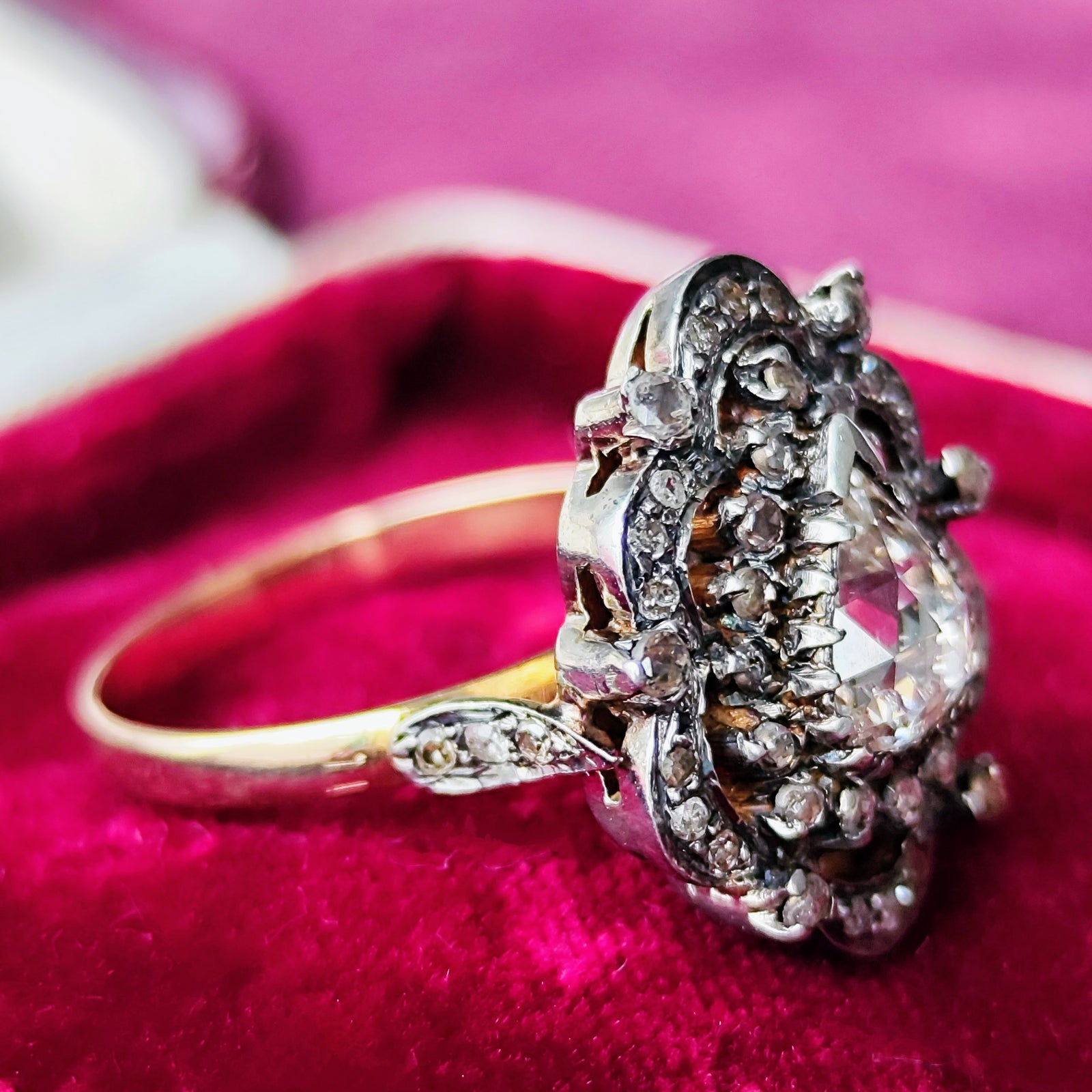 アンティーク ダッチローズカットダイヤモンド リング – Mico宝飾店