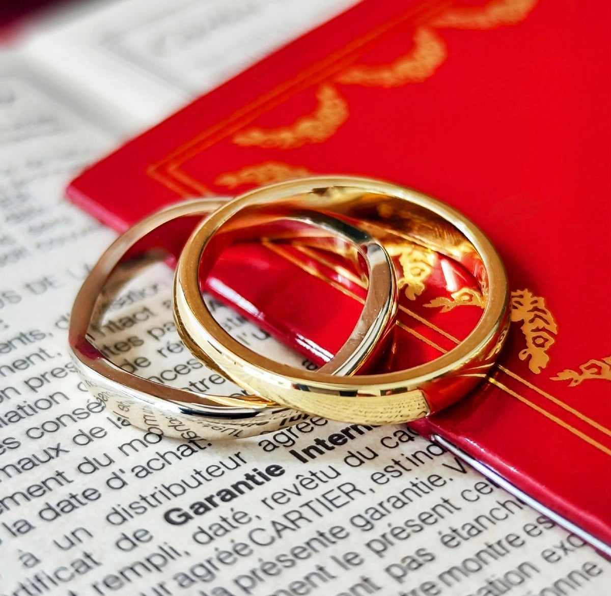 【Cartier 廃盤】カルティエ ラブミーリング 50 ②