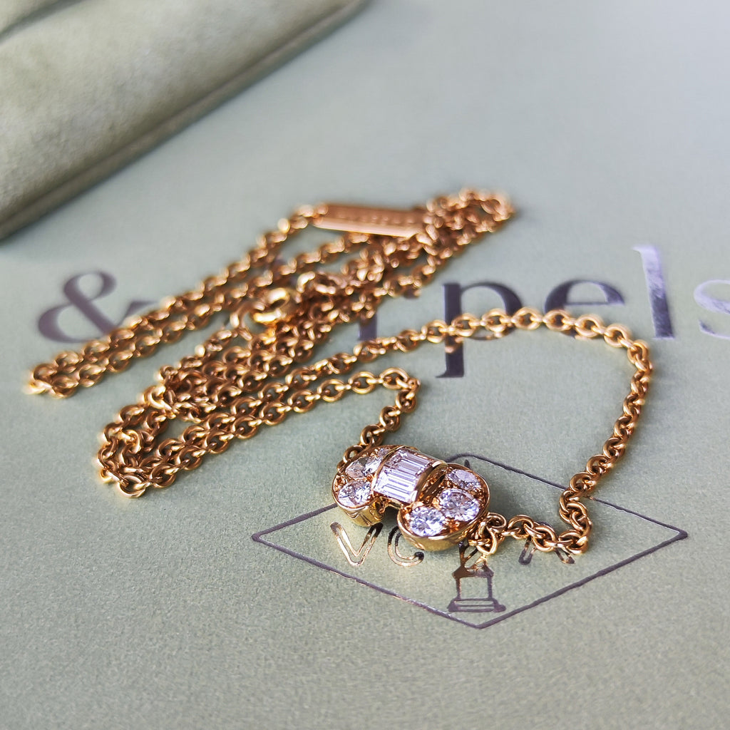 Van Cleef & Arpels ヴァンクリーフ&アーペル セレスティン ダイヤモンド 0.69ct ネックレス