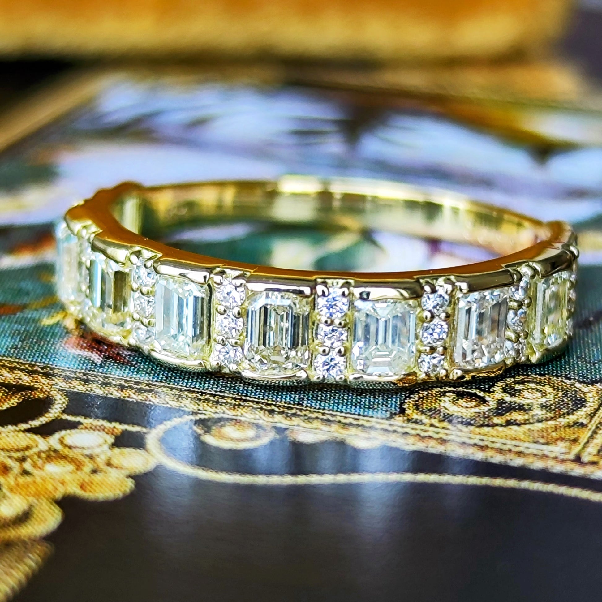 天然ダイヤモンド 0.90ct 18金リング