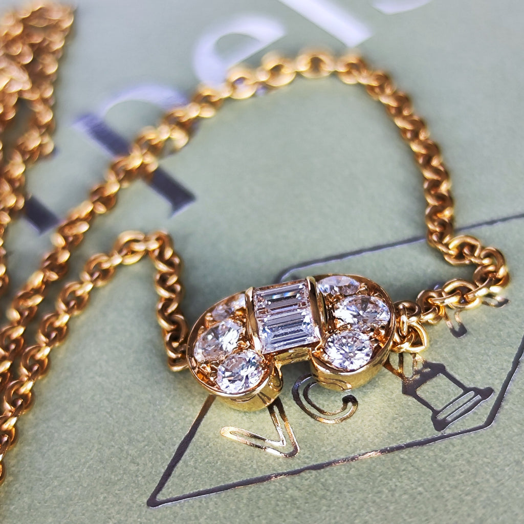 Van Cleef & Arpels ヴァンクリーフ&アーペル セレスティン ダイヤモンド 0.69ct ネックレス