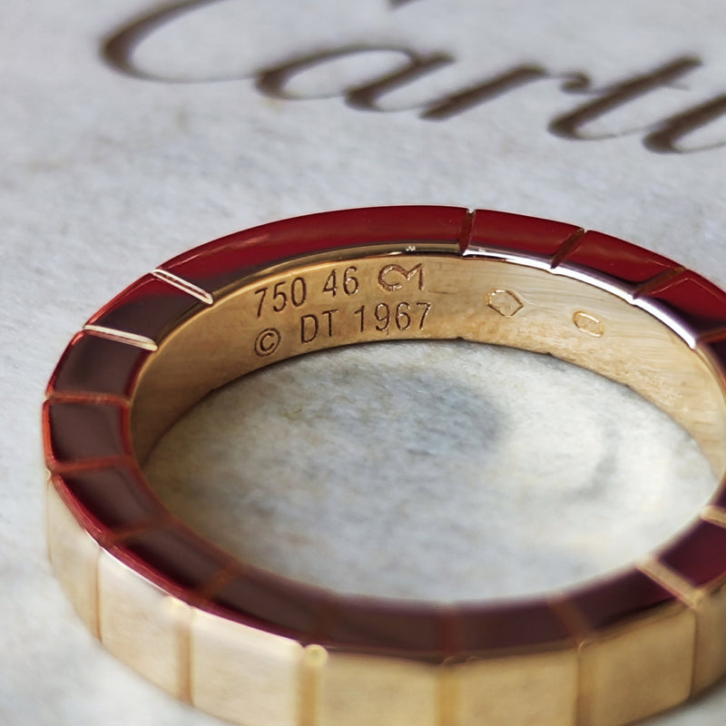Cartier カルティエ ラニエール 18金PG 6号
