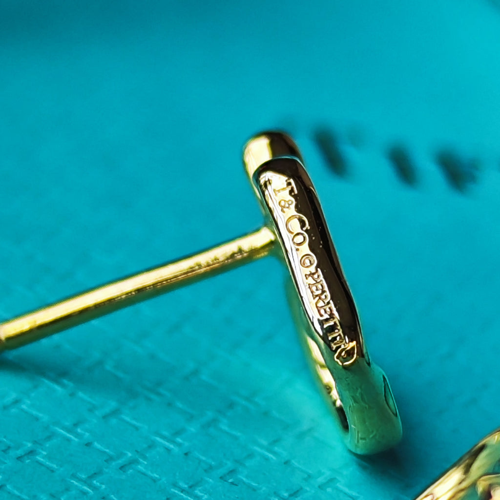 TIFFANY &Co ティファニー アップル ピアス 18金YG