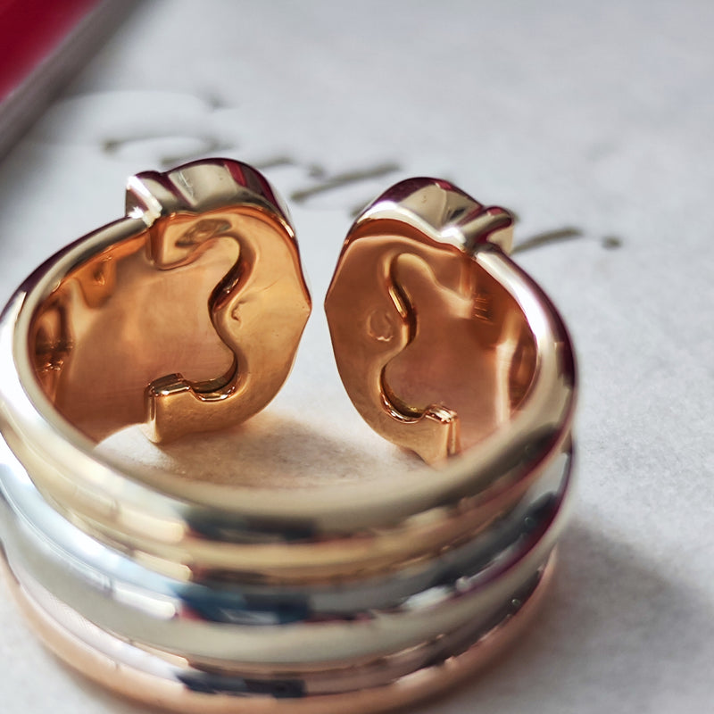 Cartier カルティエ 2C（デューブル・シー）18金 7号