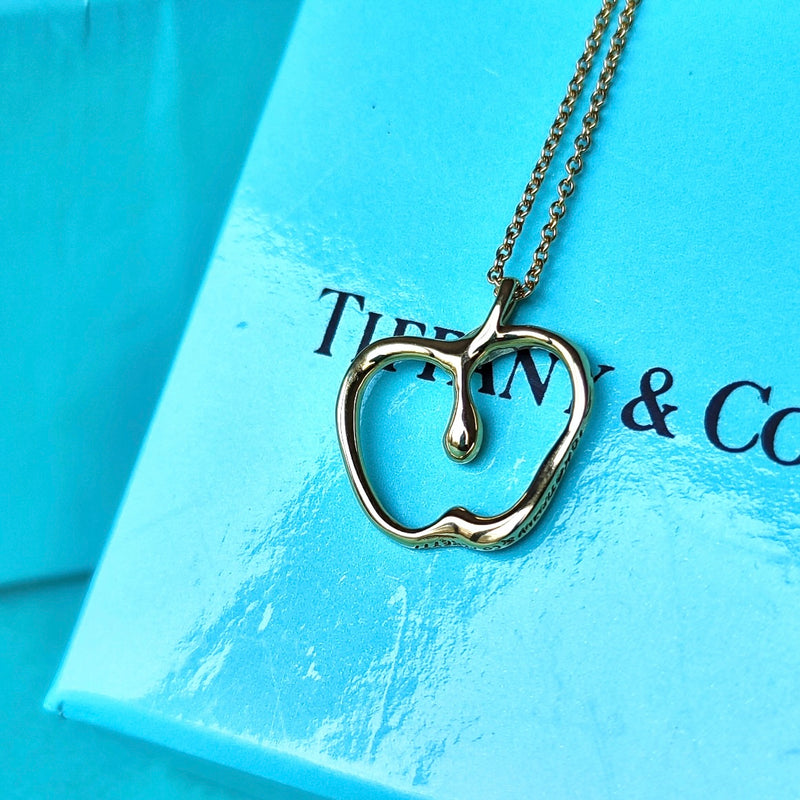 TIFFANY &Co ティファニー アップル ネックレス 18金YG