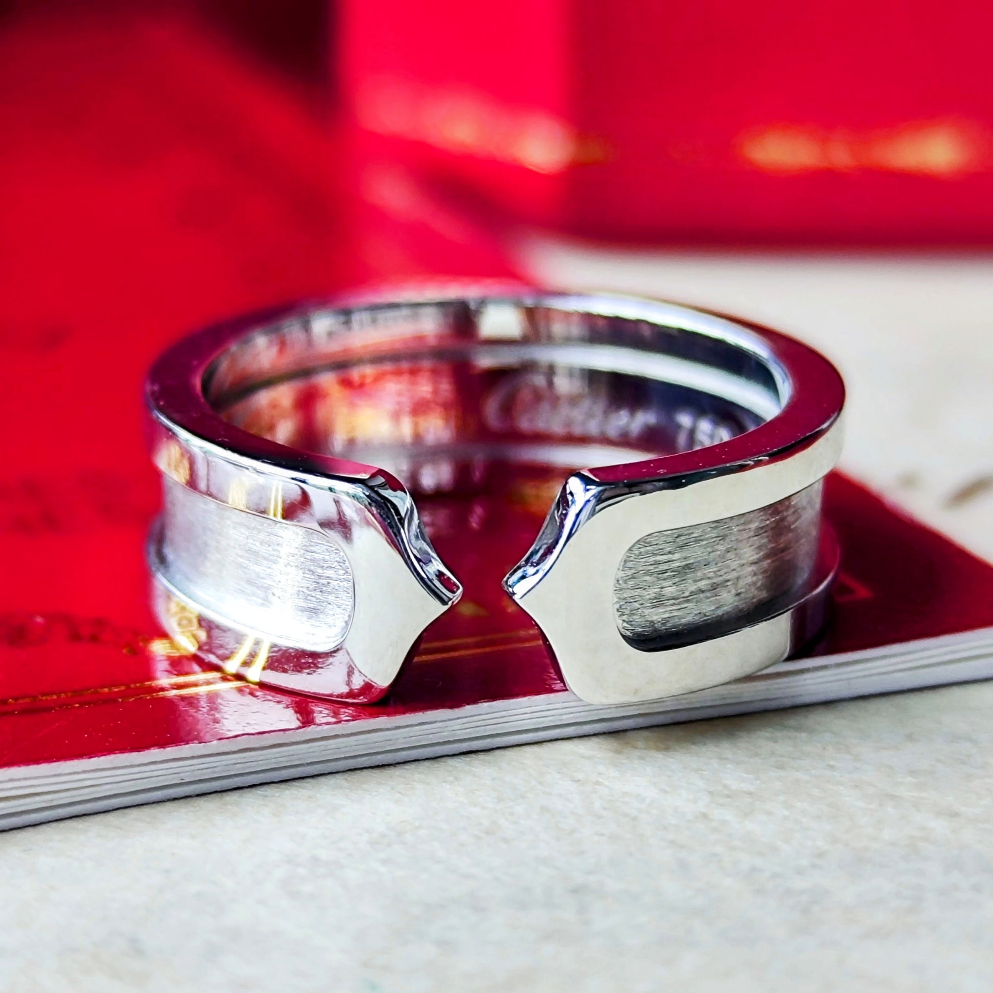 【廃盤 Cartier 】カルティエ 2C（デューブル・シー）18金WG