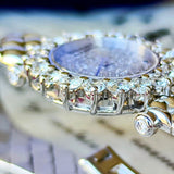 Van Cleef & Arpels ヴァンクリーフ&アーペル 18金無垢時計 ダイヤモンド サファイア