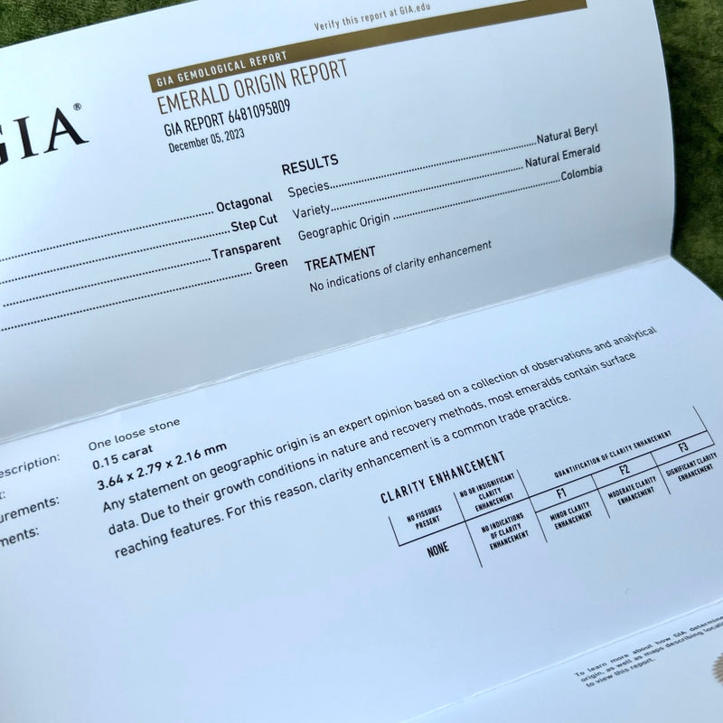 【ノンオイルエメラルド】天然エメラルド コロンビア産 天然ダイヤモンド GIA鑑別書付き
