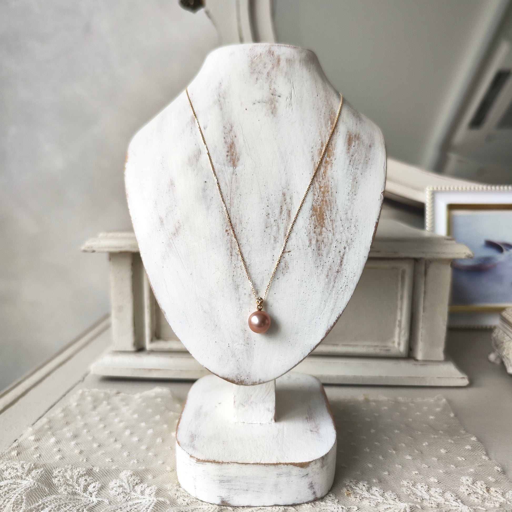 【さくらパール】葉桜 ネックレス