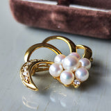 MIKIMOTO ミキモト ブローチ ペンダントトップ あこや真珠 ダイヤモンド