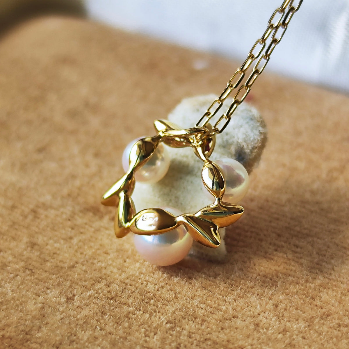 MIKIMOTO ミキモト あこや真珠 ネックレス 18金