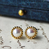 MIKIMOTO ミキモト あこや真珠 ベビーパール ピアス