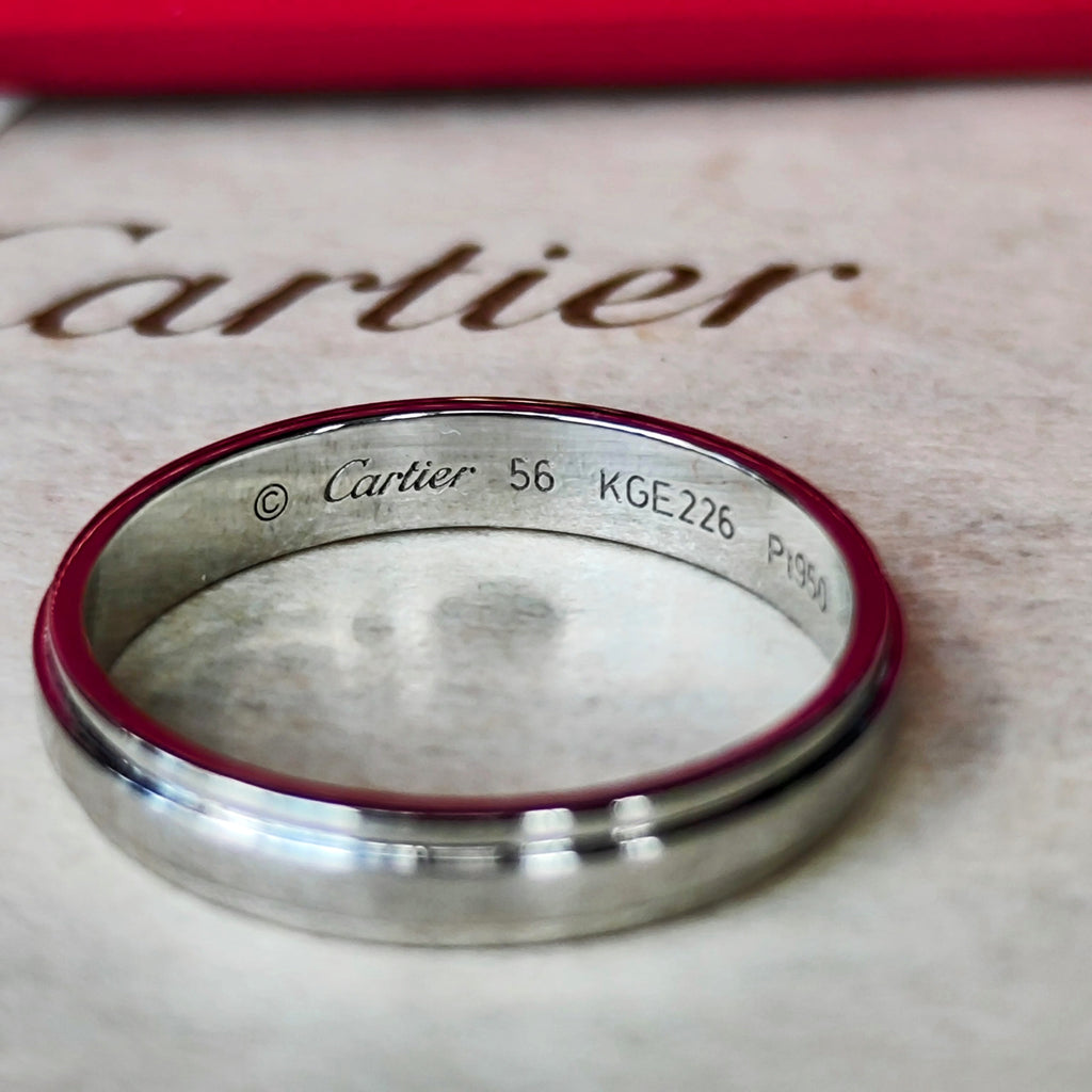 Cartier カルティエ ダムール プラチナ 56