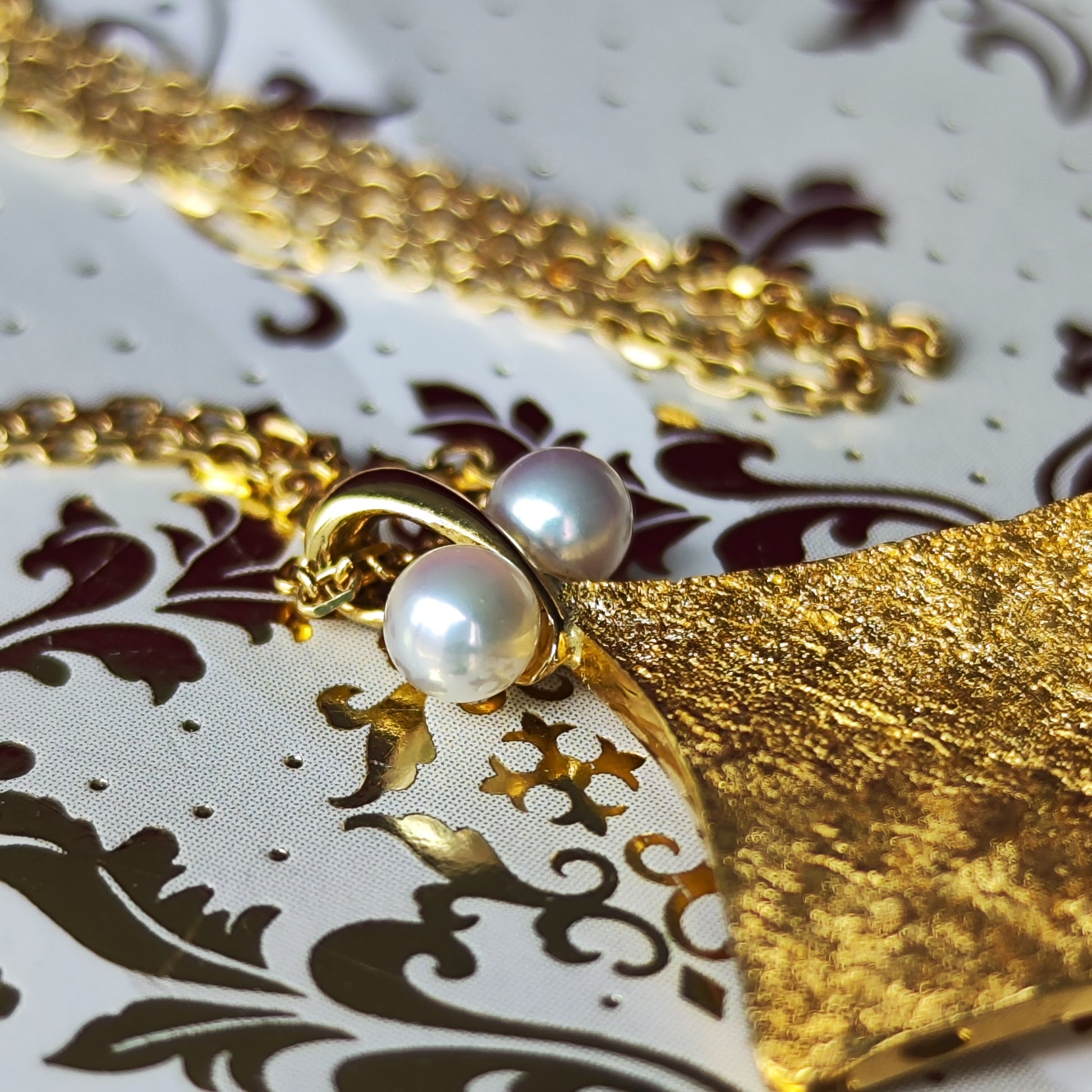 【22金】MIKIMOTO ミキモト あこや真珠 ネックレス