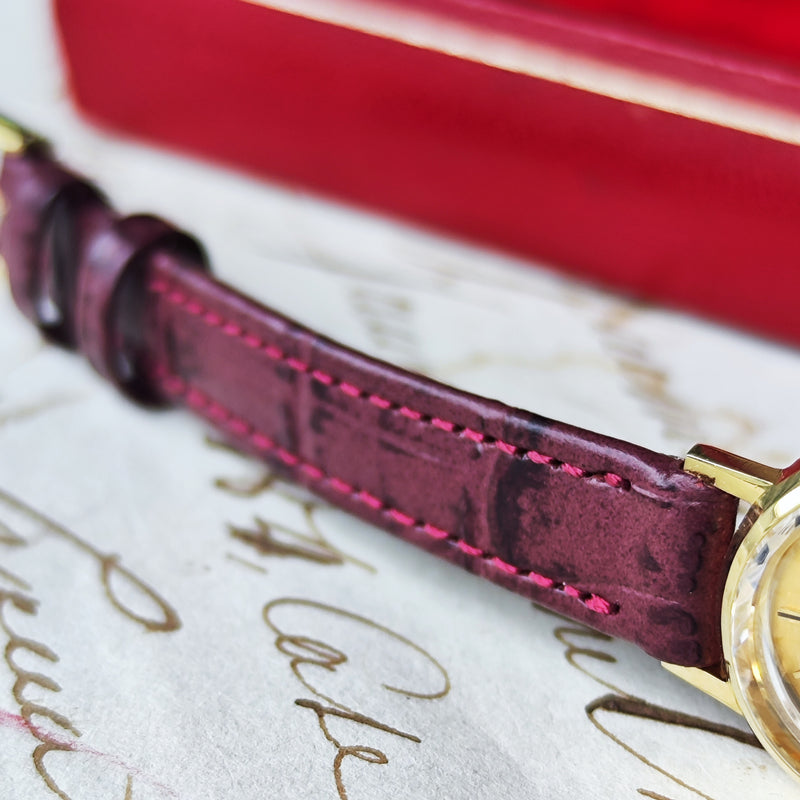 【OH済み 18金無垢】OMEGA オメガGeneve ジュネーヴ Sapphette 手巻き腕時計
