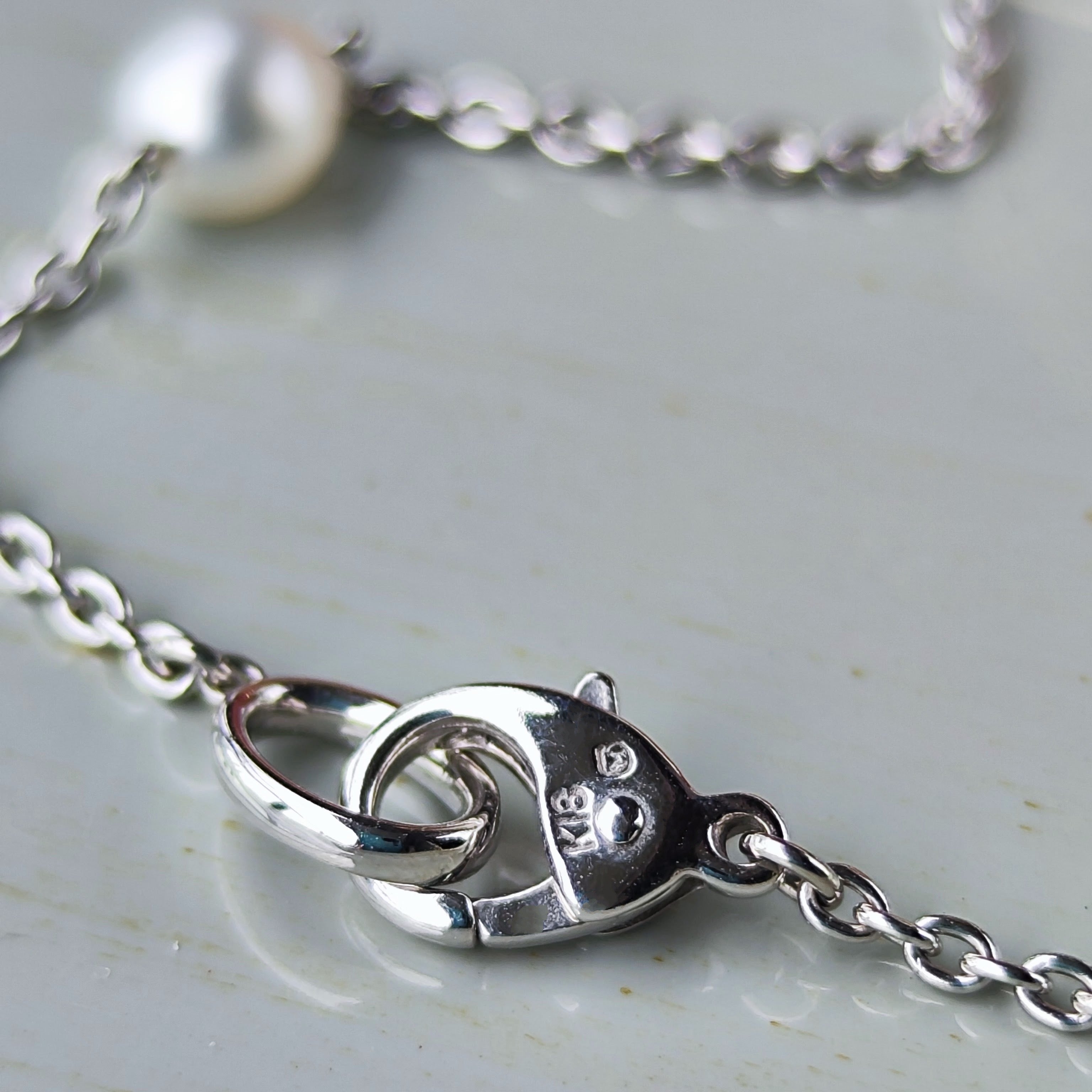 MIKIMOTO ミキモト 白蝶真珠 ブレスレット 18金WG – Mico宝飾店