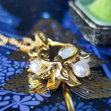 MIKIMOTO ミキモト エナメル 真珠 ネックレス