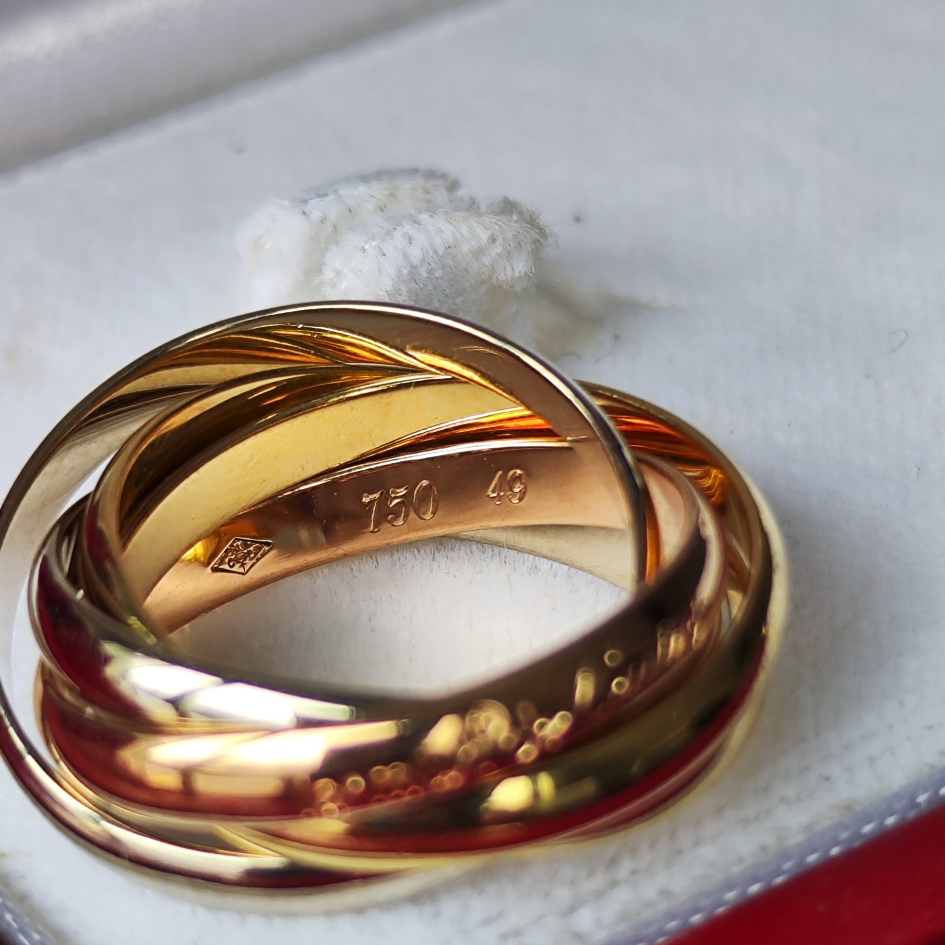 Cartier カルティエ トリニティ5連 49