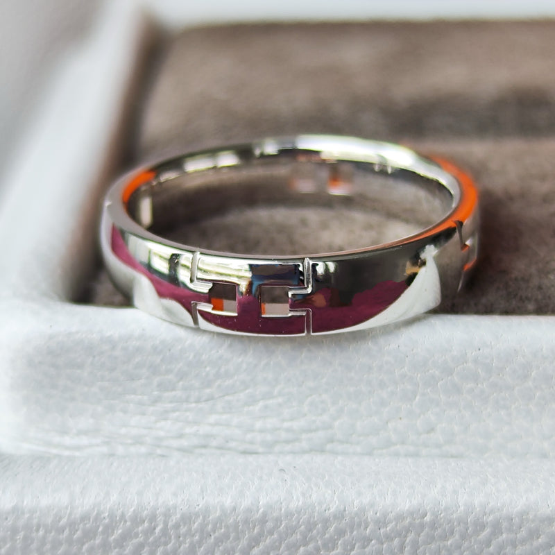 HERMES エルメス ヘラクレス 18金WG 7号