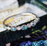 【初期の頃のルース】天然グランディディエライト 天然ダイヤモンド プラチナリング