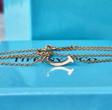 TIFFANY &Co ティファニー Tスマイル ミニ ネックレス 18金YG