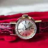 【OH済み】OMEGA オメガ TURLER チューラー ダブルネーム カットガラス 手巻き腕時計