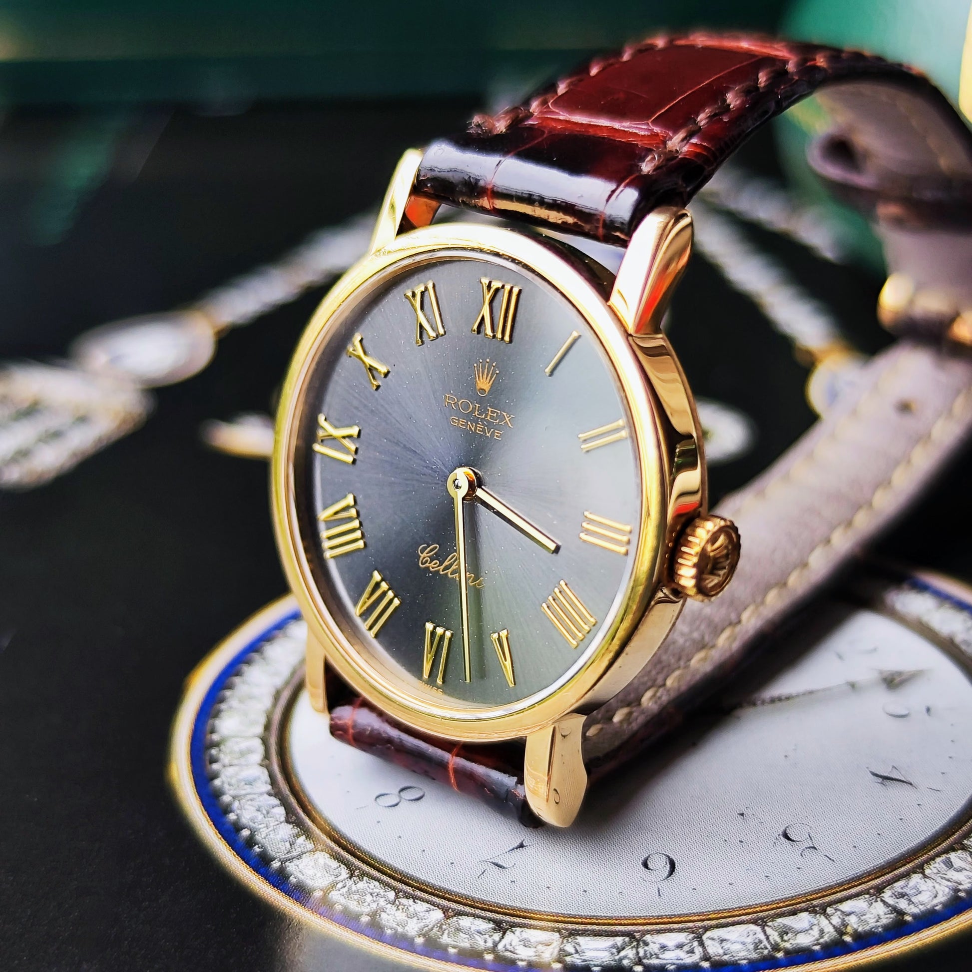 【OH済み】ROLEX ロレックス CELLINI チェリーニ 18金無垢 手巻き腕時計