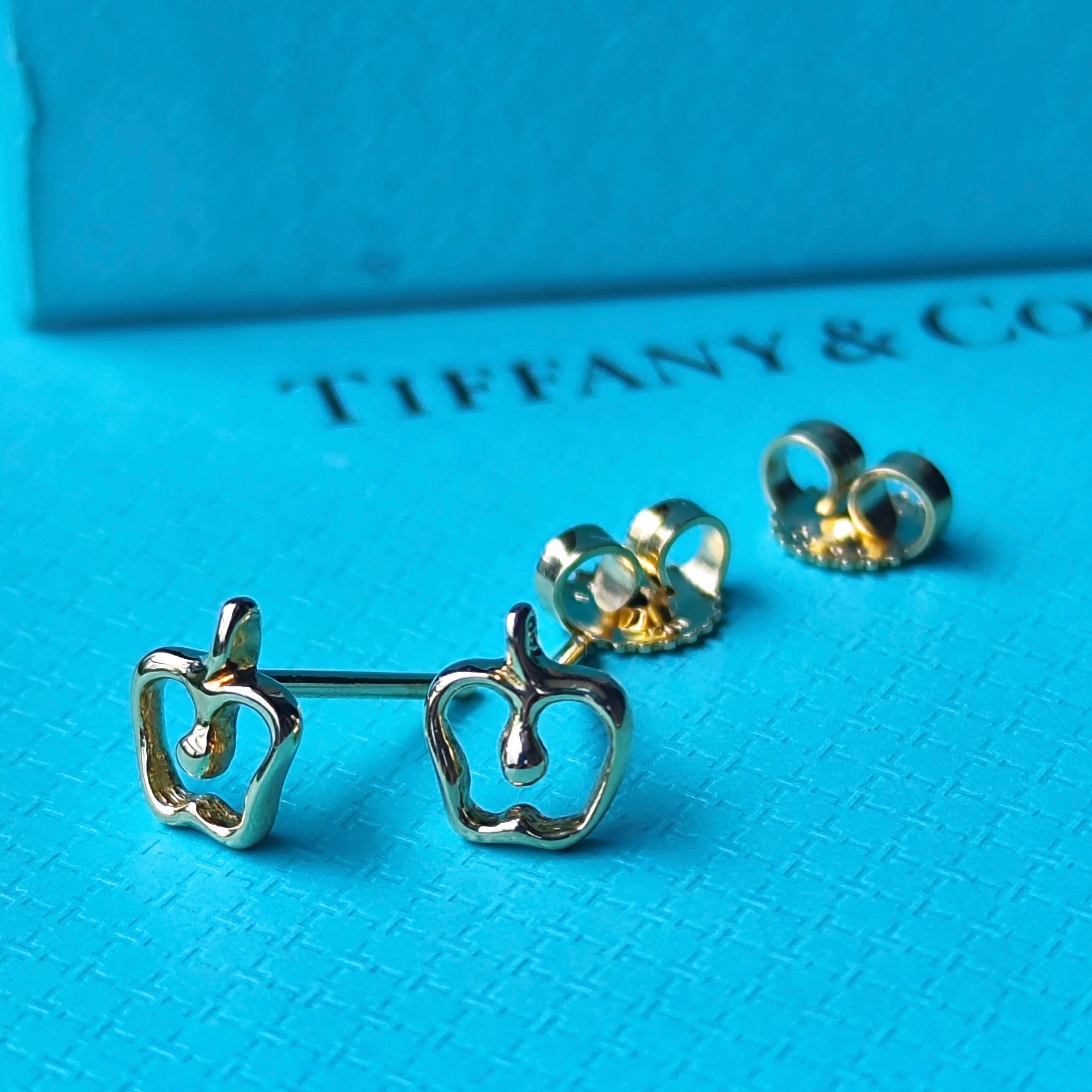 TIFFANY &Co ティファニー アップル ピアス 18金YG – Mico宝飾店