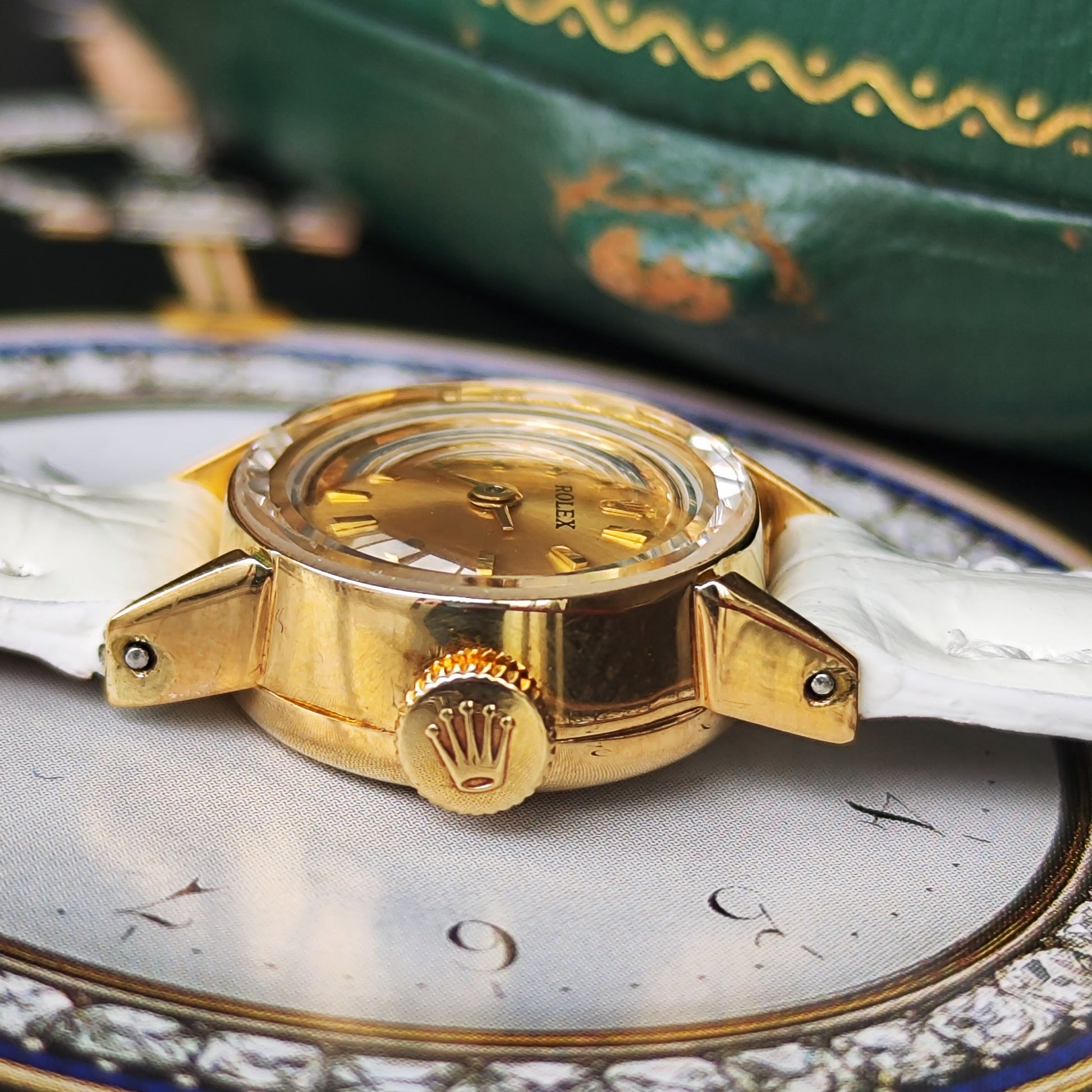 【OH済み】ROLEX ロレックス 18金無垢 手巻き 腕時計