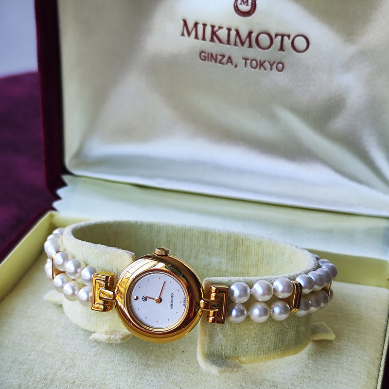 MIKIMOTO ミキモト JAL限定 パールウォッチ