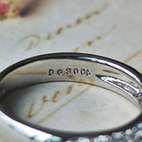 MIKIMOTO ミキモト 天然サファイア 天然ダイヤモンド リング