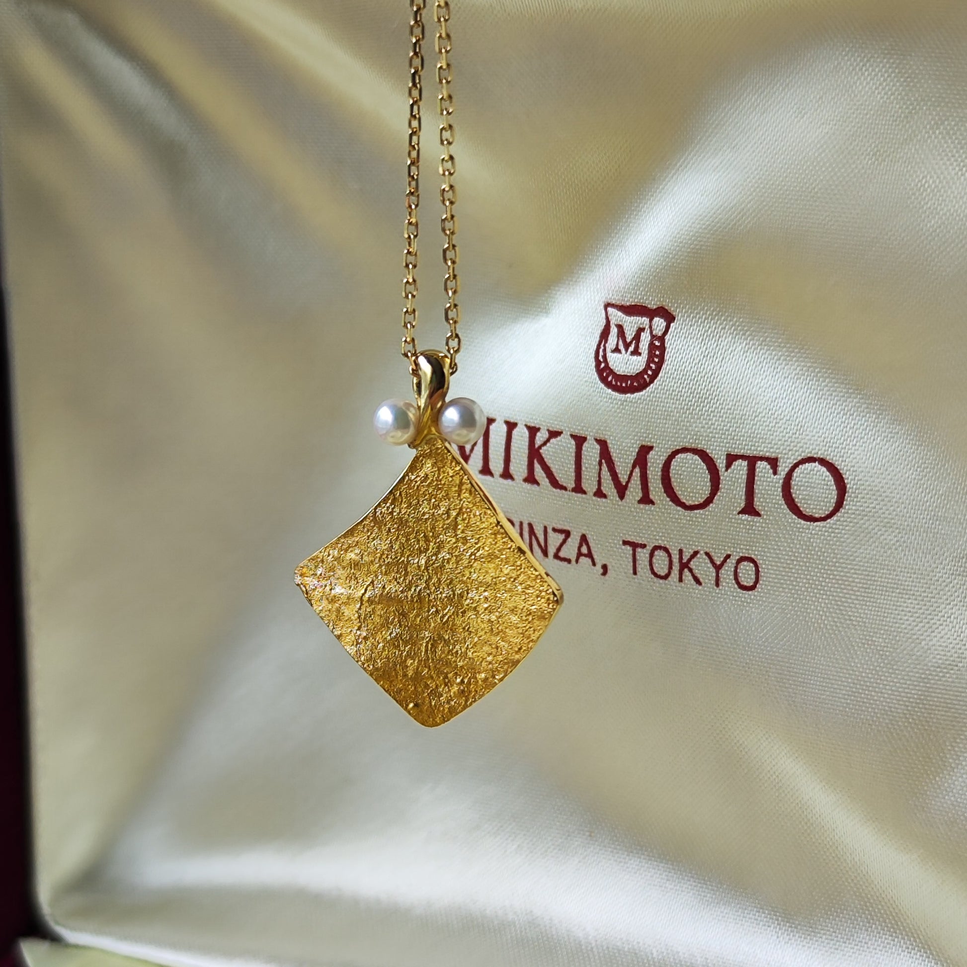 【22金】MIKIMOTO ミキモト あこや真珠 ネックレス