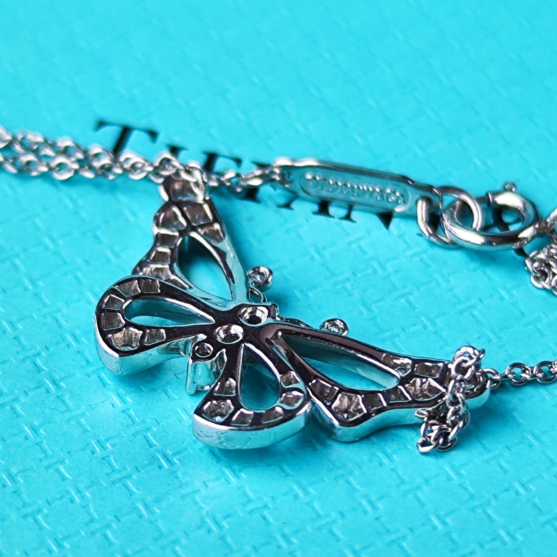 TIFFANY &Co ティファニー バタフライ蝶々 ネックレス