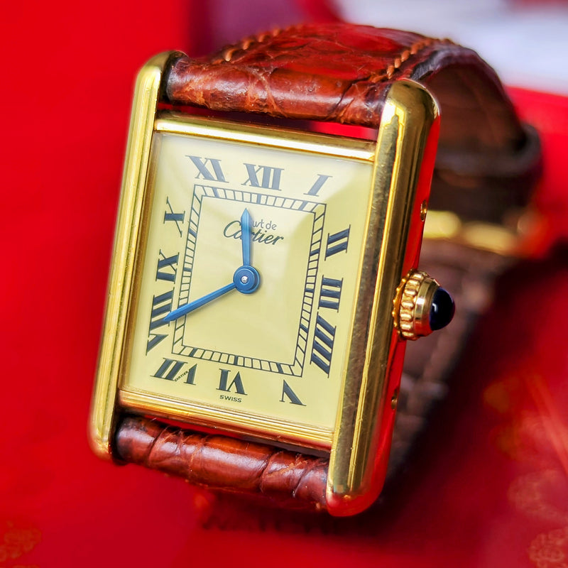Cartier カルティエ マストタンク クォーツ 腕時計
