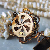 TASAKI 田崎真珠 淡水パール 7連ネックレス 14金