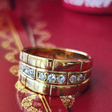 【Vintage Cartier】カルティエ パンテール オリアンヌ ダイヤモンドリング 18金YG リング