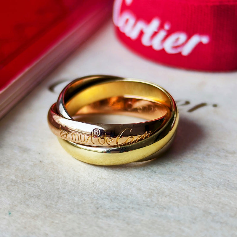 Cartier カルティエ トリニティリング スリーカラー