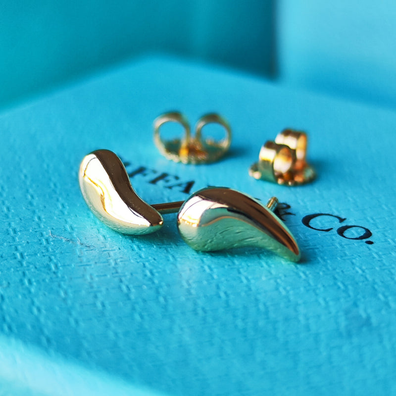 TIFFANY &Co ティファニー ティアドロップ ピアス 18金
