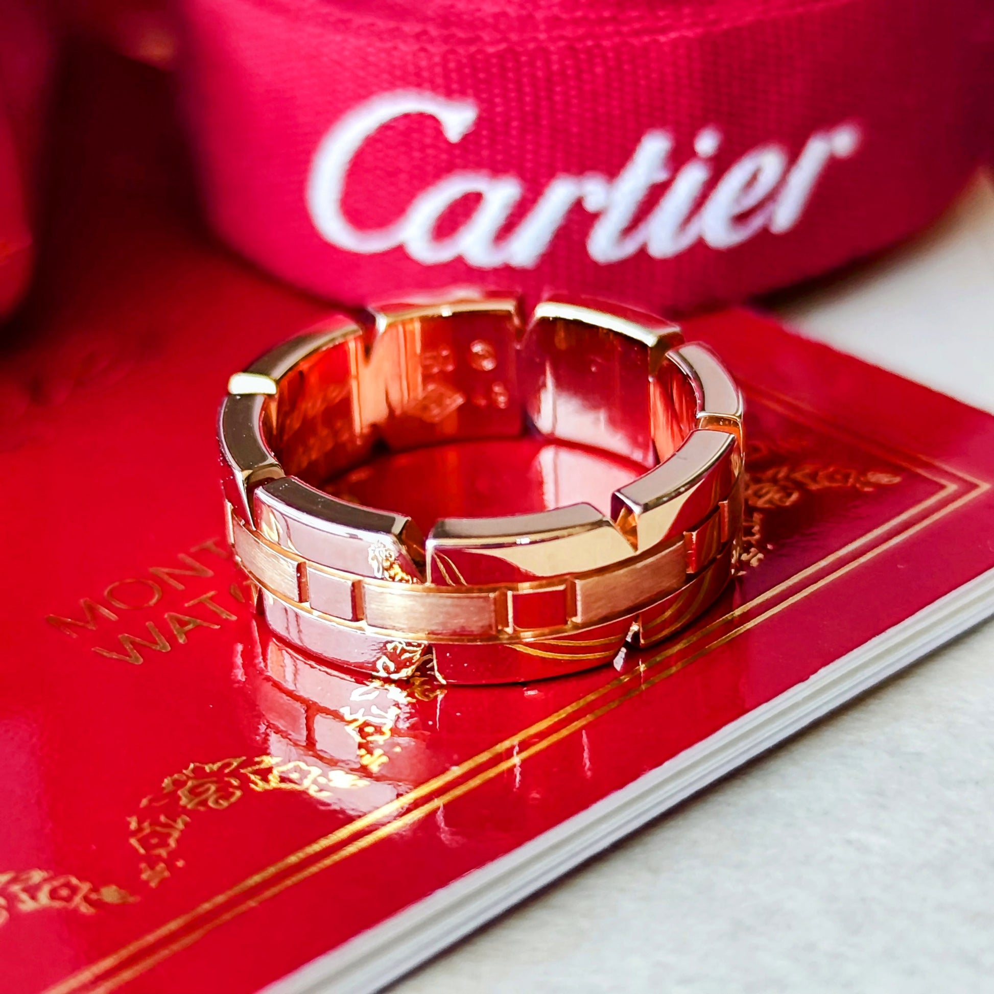 Cartier カルティエ タンクフランセーズ K18PG 49