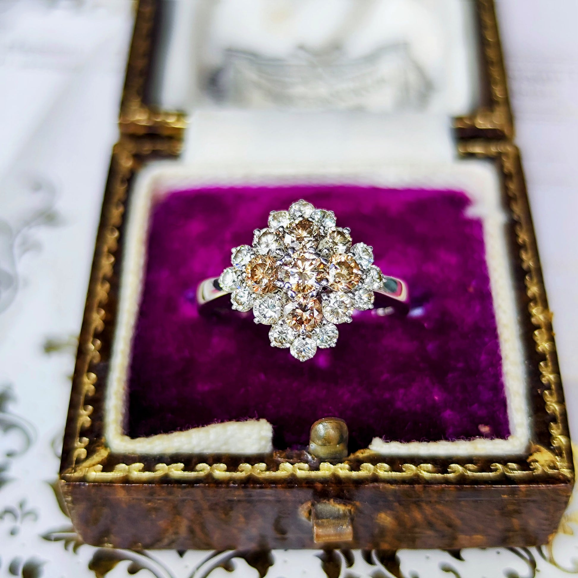 TASAKI 田崎真珠 ブラウンダイヤ 1.38ct リング