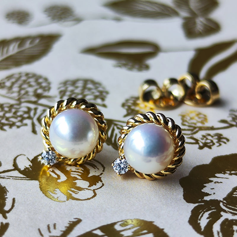MIKIMOTO 真珠 ダイヤモンド ピアス MIKIMOTO ミキモト ダイヤモンド ピアス – Mico宝飾店