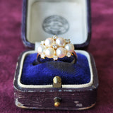 MIKIMOTO ミキモト あこやベビーパール 天然ダイヤモンド リング