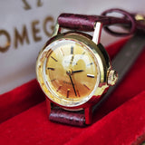 【OH済み 18金無垢】OMEGA オメガGeneve ジュネーヴ Sapphette 手巻き腕時計
