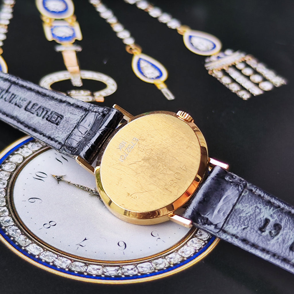 【OH済み】ROLEX ロレックス CELLINI チェリーニ 18金無垢 ダイヤモンド 手巻き腕時計