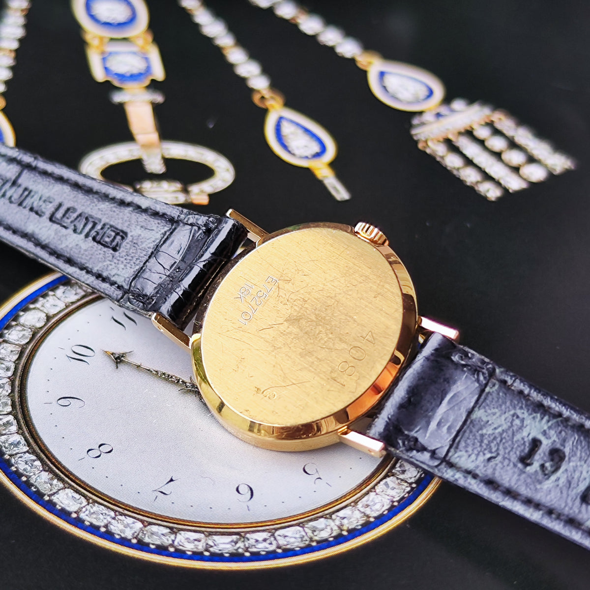 【OH済み】ROLEX ロレックス CELLINI チェリーニ 18金無垢 ダイヤモンド 手巻き腕時計