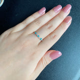 天然パライバトルマリン 天然ダイヤモンド リング