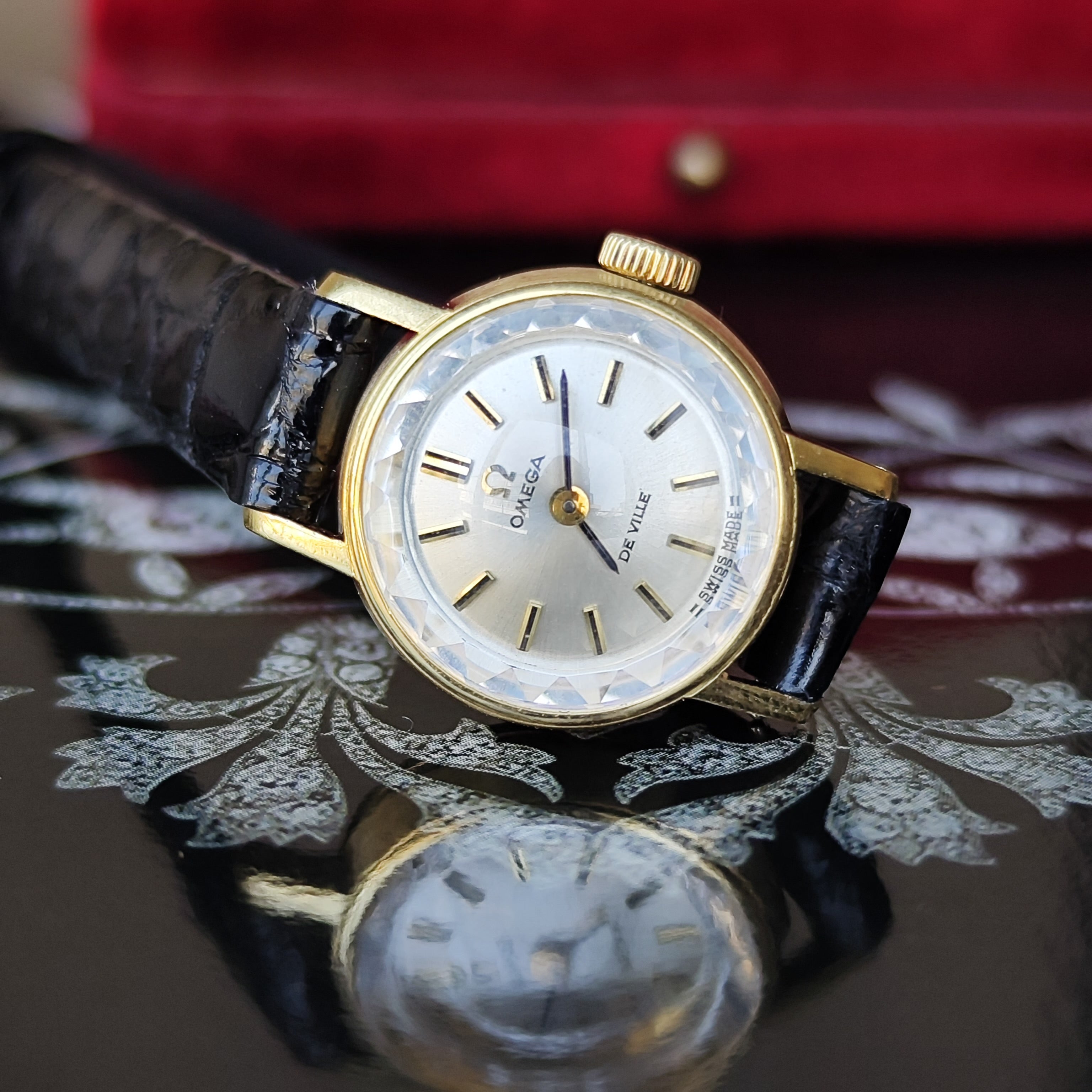 OH済み 美品】OMEGA オメガ De Vil デビル 18金無垢 手巻き OH済み 美品】OMEGA オメガ De Vil デビル 18金無垢 手巻き