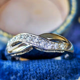 MIKIMOTO ミキモト 天然ダイヤモンドリング