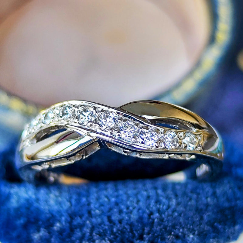 MIKIMOTO ミキモト 天然ダイヤモンドリング