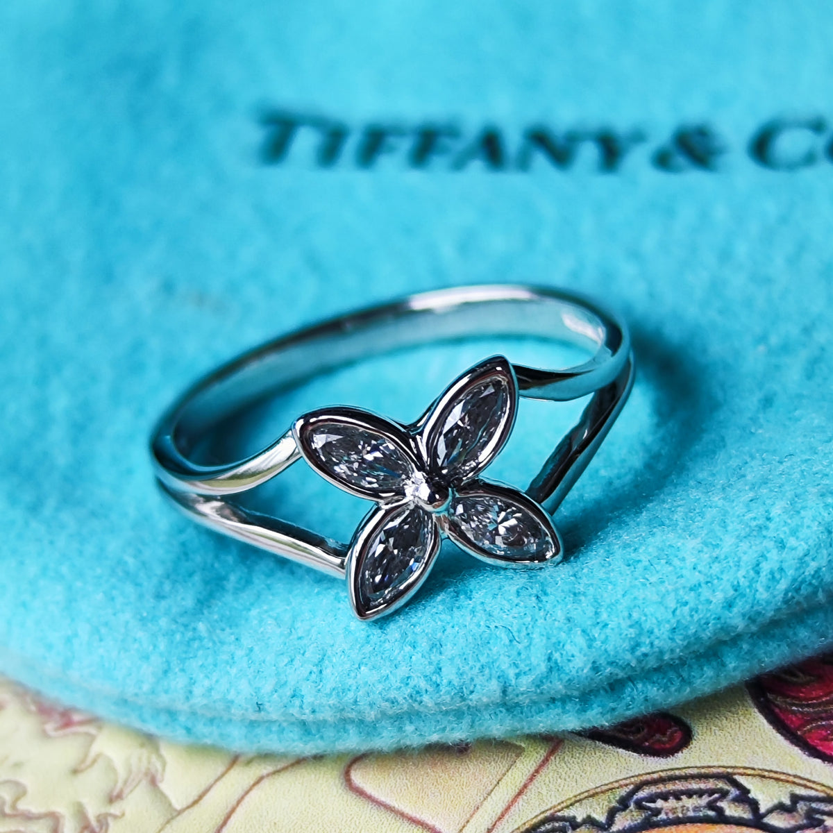 TIFFANY&Co. ティファニー ヴィクトリア ダイヤモンド プラチナリング
